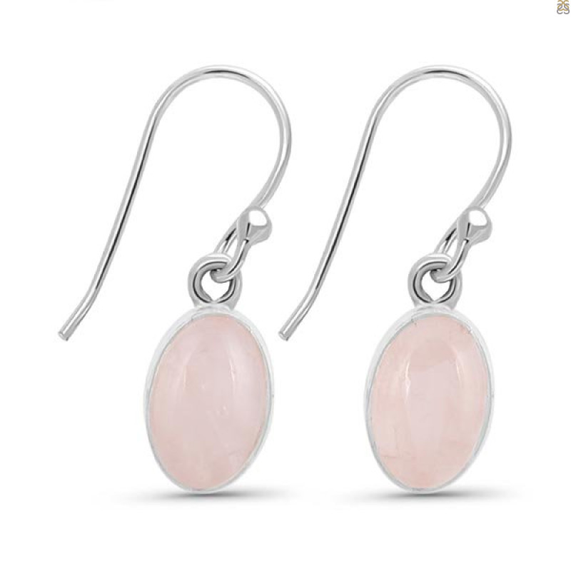 Rose Quartz Earring-E RSQ-3-97