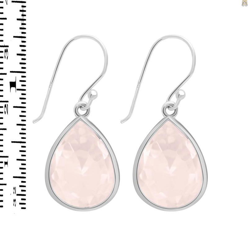 Rose Quartz Earring RSQ-RDE-1253.