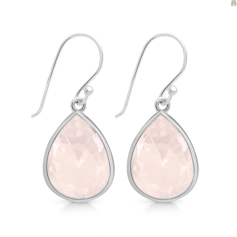 Rose Quartz Earring RSQ-RDE-1253.