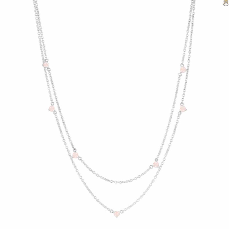 Rose Quartz Necklace RSQ-RDN-388.