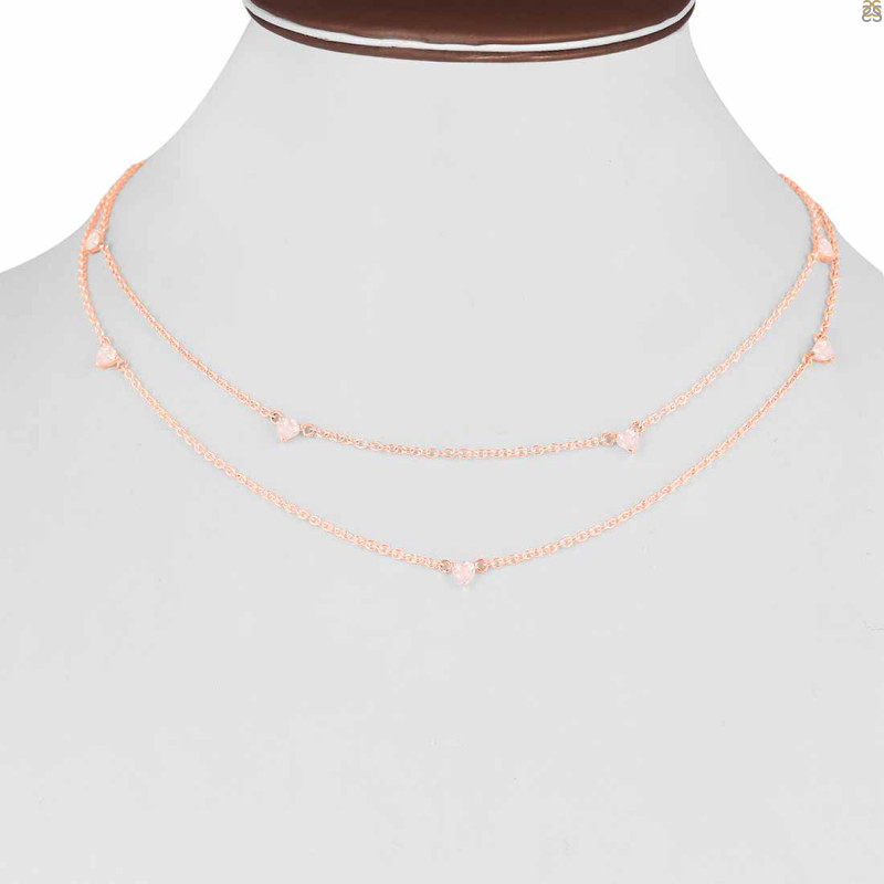 Rose Quartz Necklace RSQ-RDN-388.