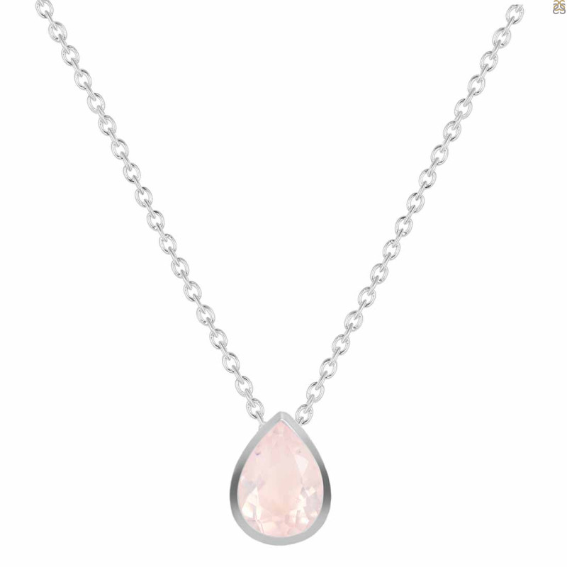 Rose Quartz Necklace RSQ-RDN-450.