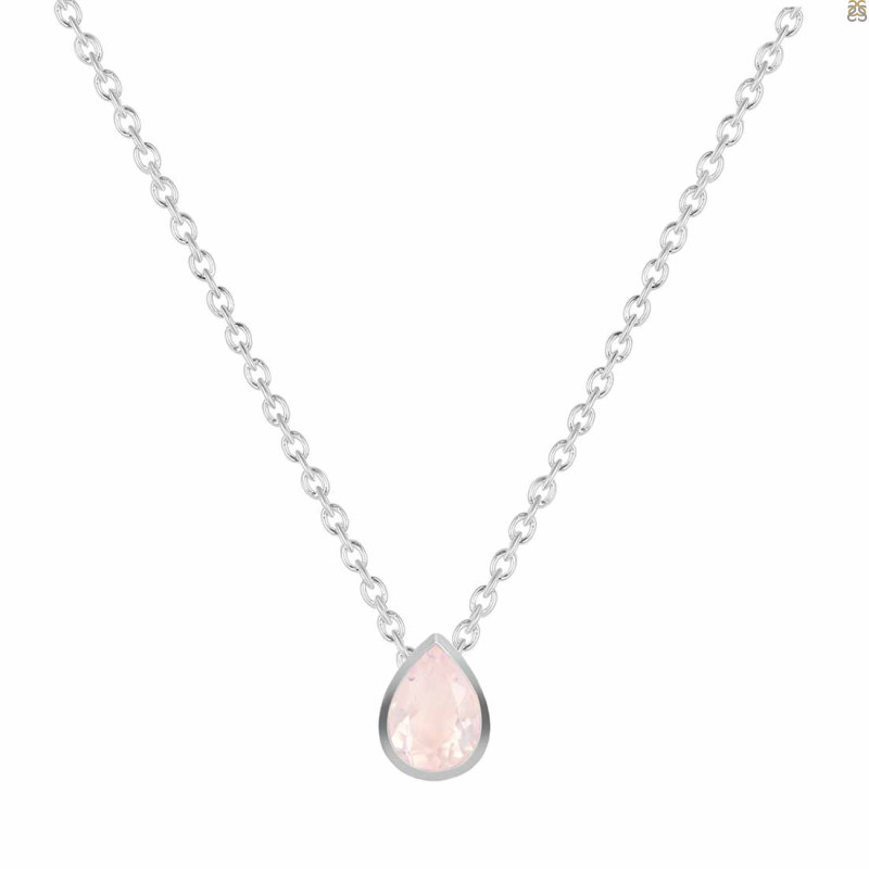 Rose Quartz Necklace RSQ-RDN-452.