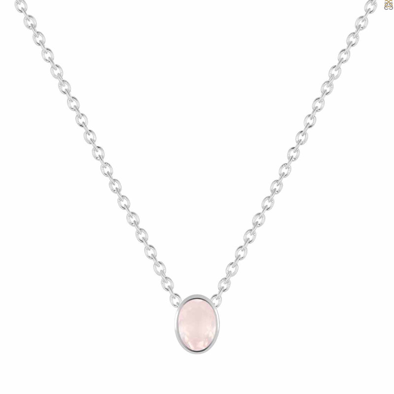 Rose Quartz Necklace RSQ-RDN-453.