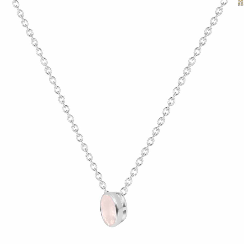 Rose Quartz Necklace RSQ-RDN-454.