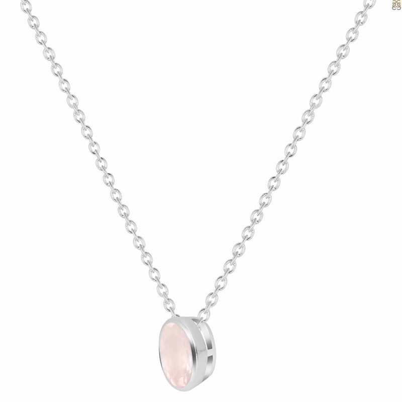 Rose Quartz Necklace RSQ-RDN-455.