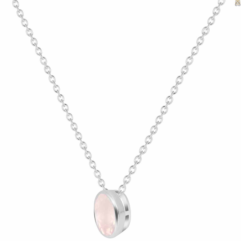 Rose Quartz Necklace RSQ-RDN-456.
