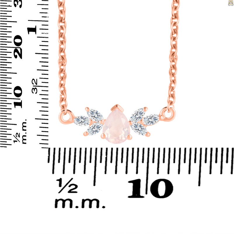 Rose Quartz Necklaces RSQ-RDN-471.