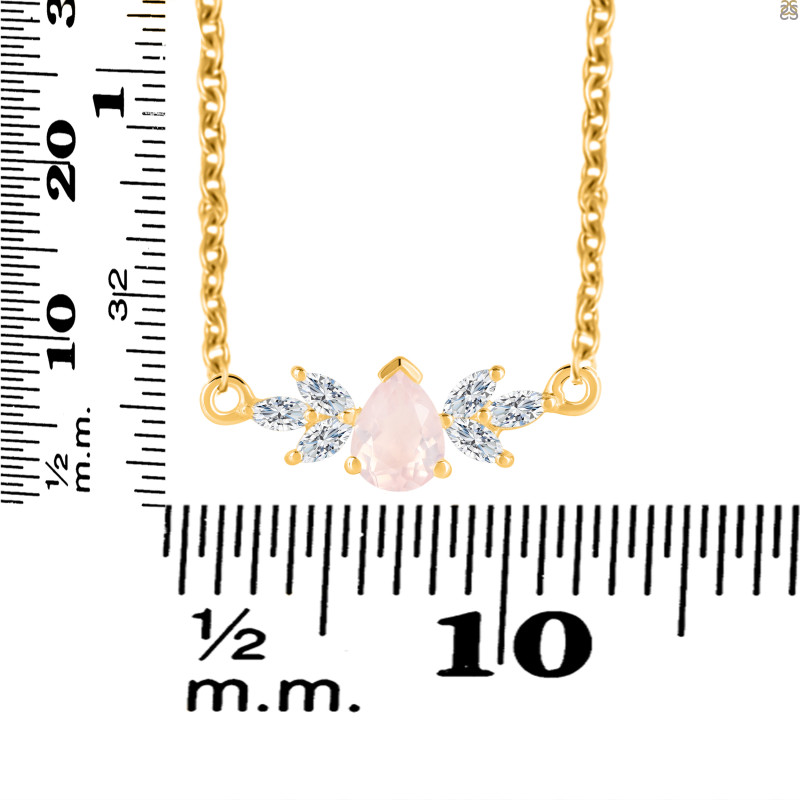 Rose Quartz Necklaces RSQ-RDN-471.