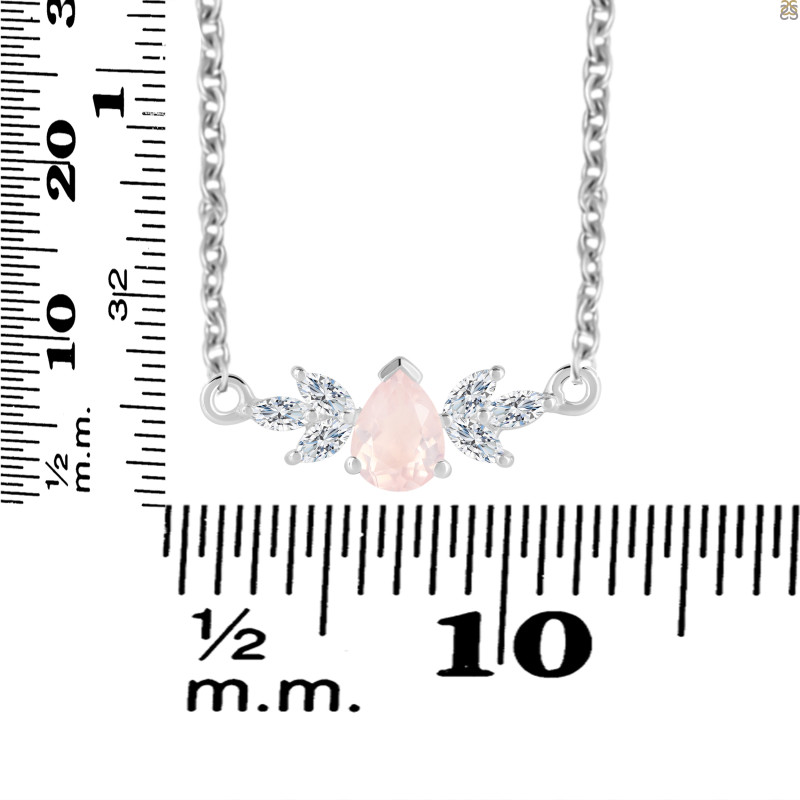 Rose Quartz Necklaces RSQ-RDN-471.