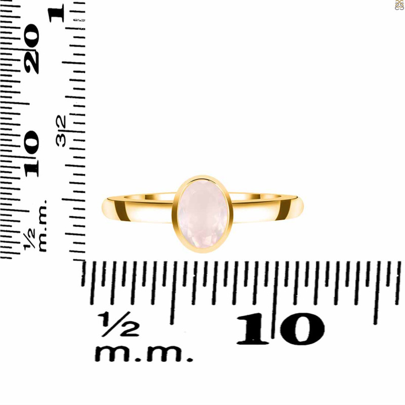 Rose Quartz Ring RSQ-RDR-4032.