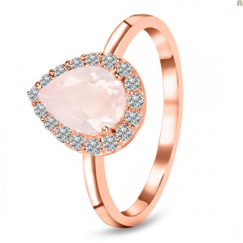 Rose Quartz Ring RSQ-RR-401.