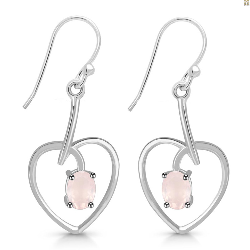 Rose Quartz Earring RSQ-RDE-441.
