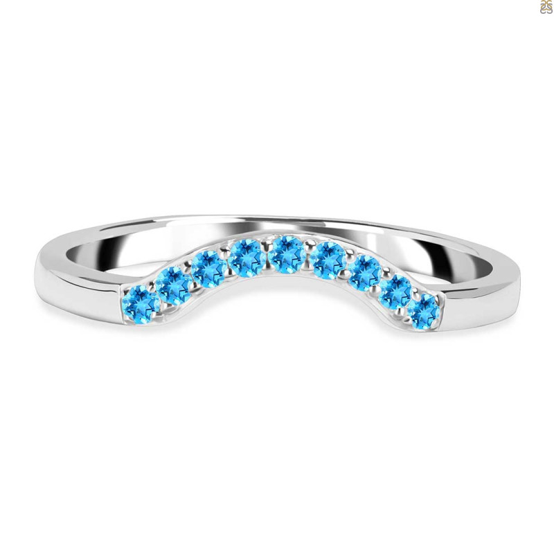 Swiss Blue Topaz Ring SBTZ-RR-322.