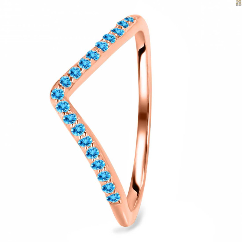 Swiss Blue Topaz Ring SBTZ-RR-323.