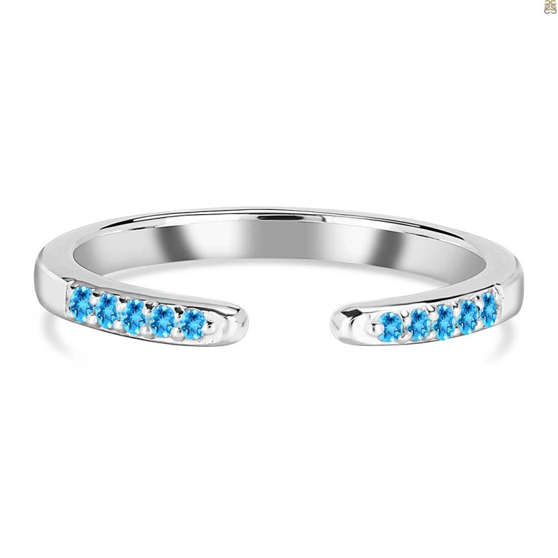 Swiss Blue Topaz Ring SBTZ-RR-325.