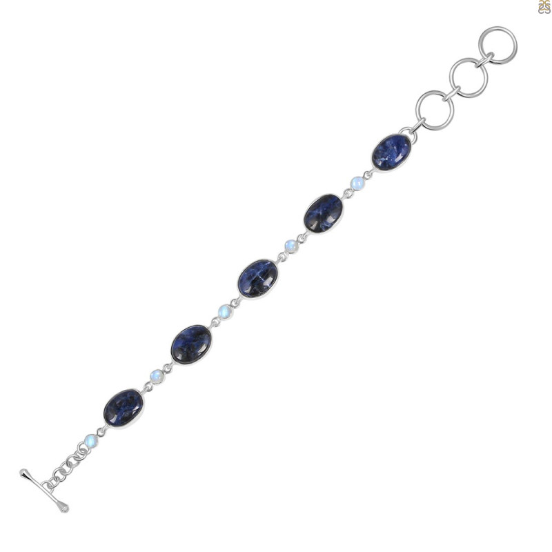 Sodalite/Moonstone Bracelet-BSL SDL-11-2