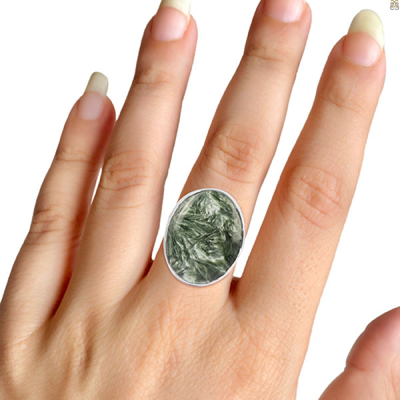 Seraphinite Adjustable Ring-ADJ-R SER-2-70
