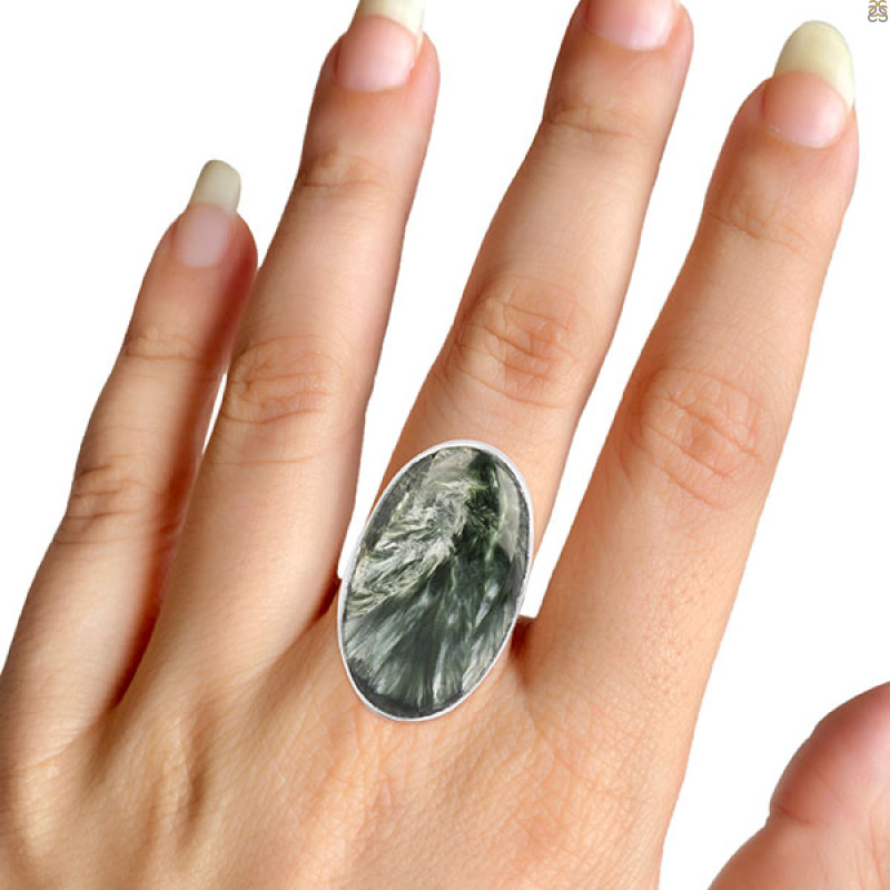 Seraphinite Adjustable Ring-ADJ-R SER-2-72