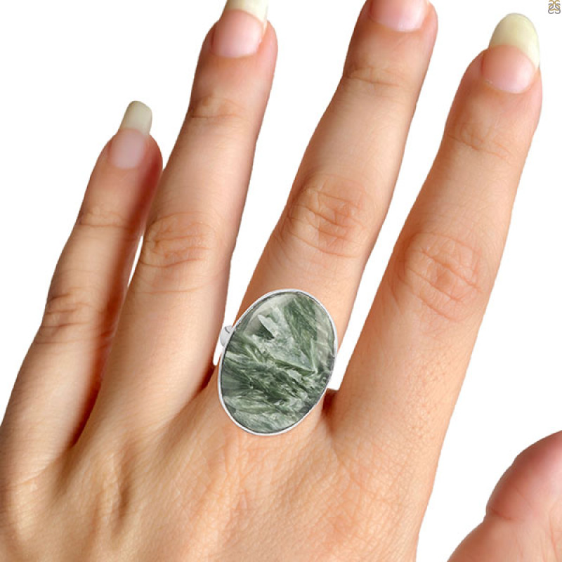 Seraphinite Adjustable Ring-ADJ-R SER-2-76