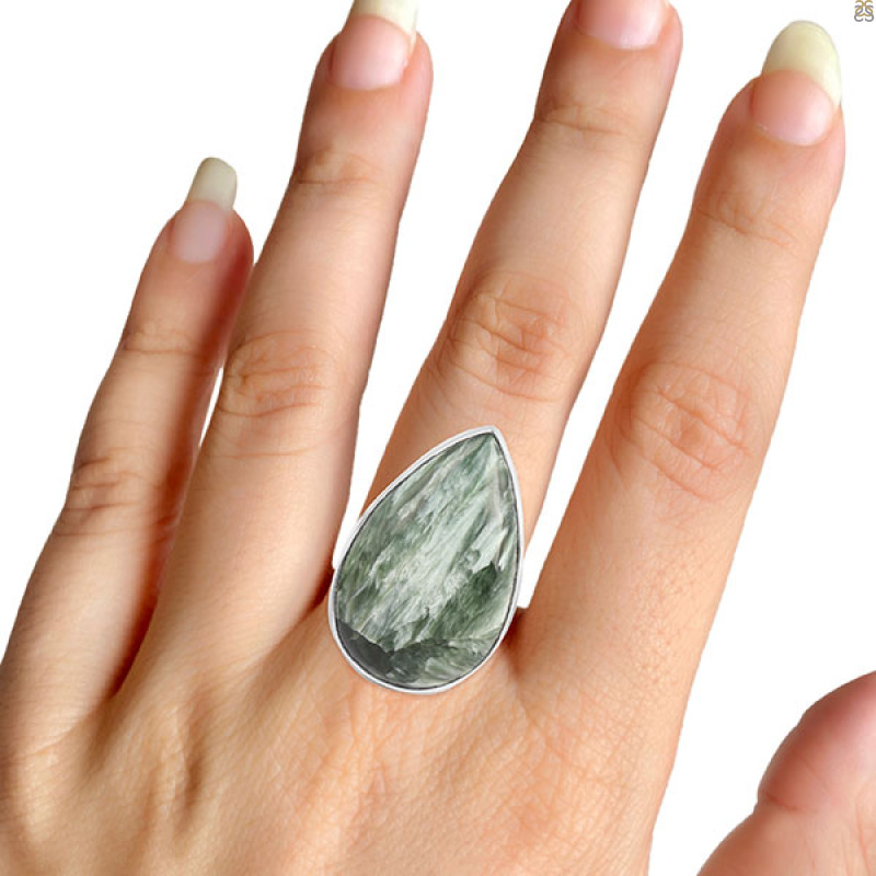 Seraphinite Adjustable Ring-ADJ-R SER-2-91