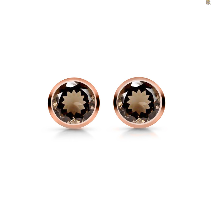 Smoky Stud Earring SMY-RDE-1254.