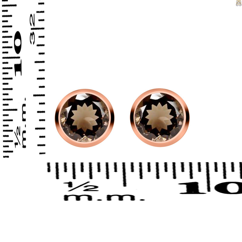 Smoky Stud Earring SMY-RDE-1254.