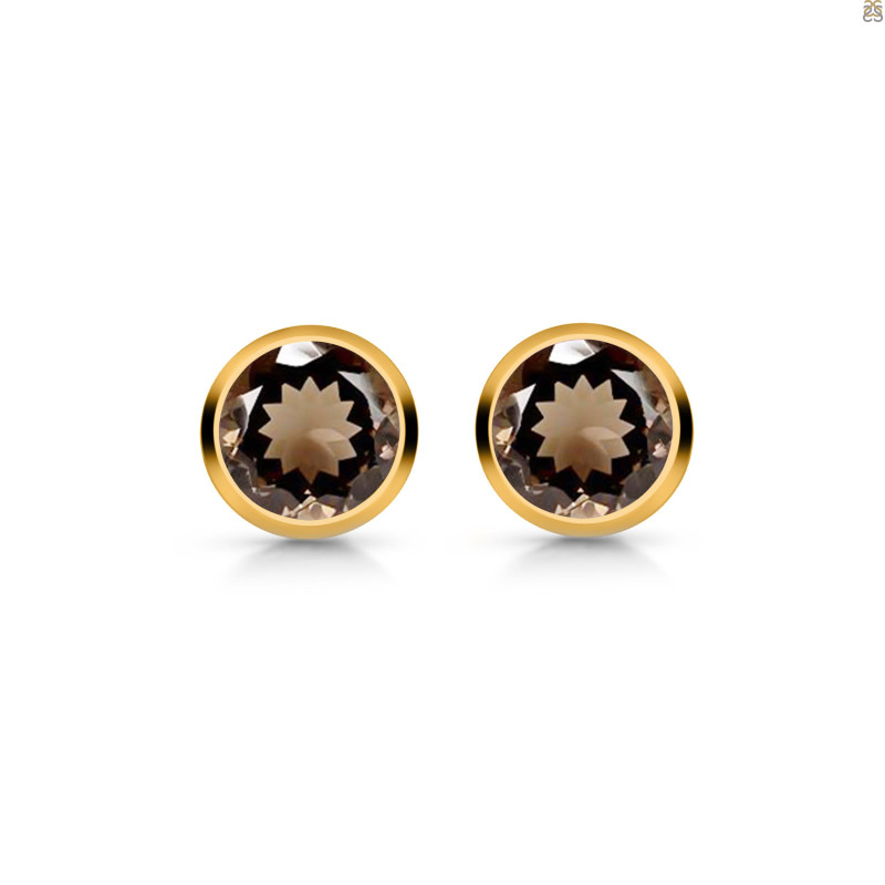 Smoky Stud Earring SMY-RDE-1254.