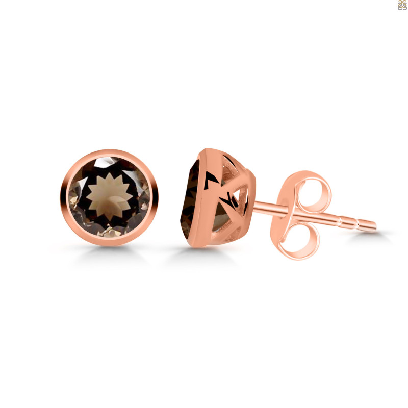 Smoky Stud Earring SMY-RDE-1254.