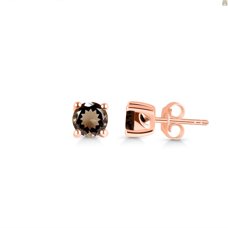 Smoky Stud Earring SMY-RDE-1321.