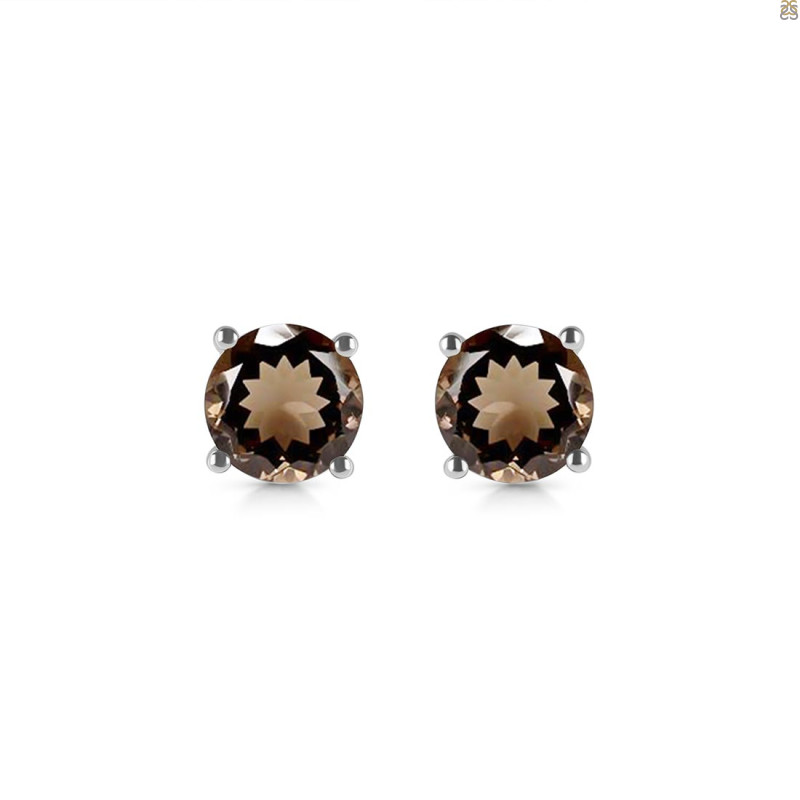 Smoky Stud Earring SMY-RDE-1353.