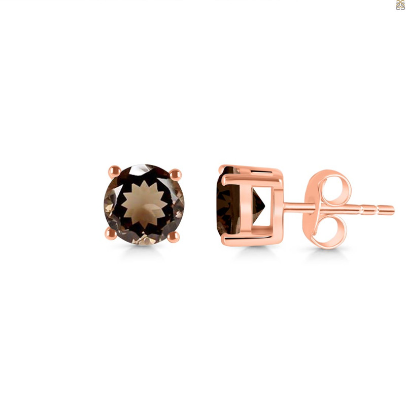 Smoky Stud Earring SMY-RDE-1353.