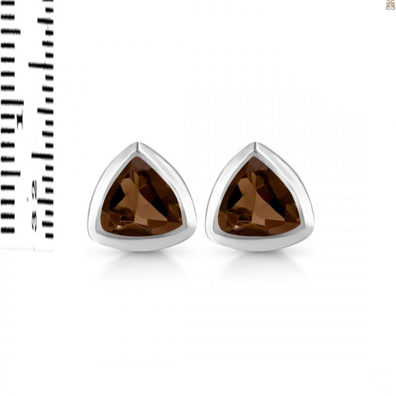 Smoky Stud Earring SMY-RDE-1378.