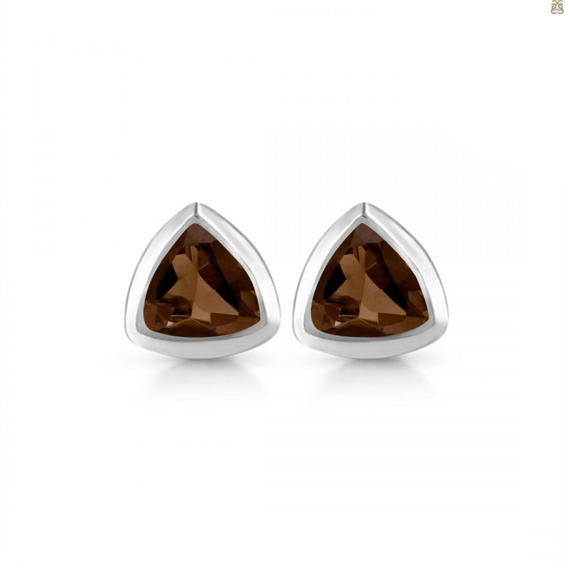 Smoky Stud Earring SMY-RDE-1378.