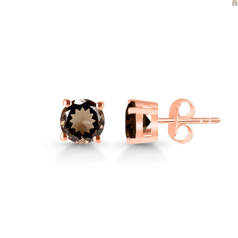 Smoky Stud Earring SMY-RDE-1435.