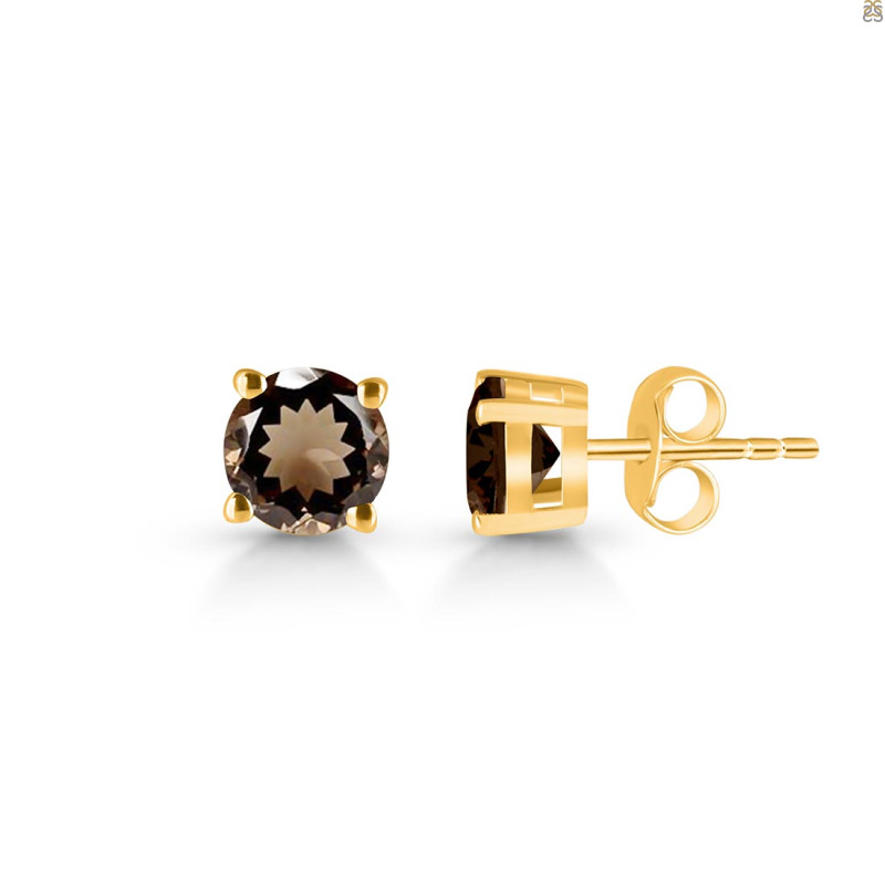 Smoky Stud Earring SMY-RDE-1435.