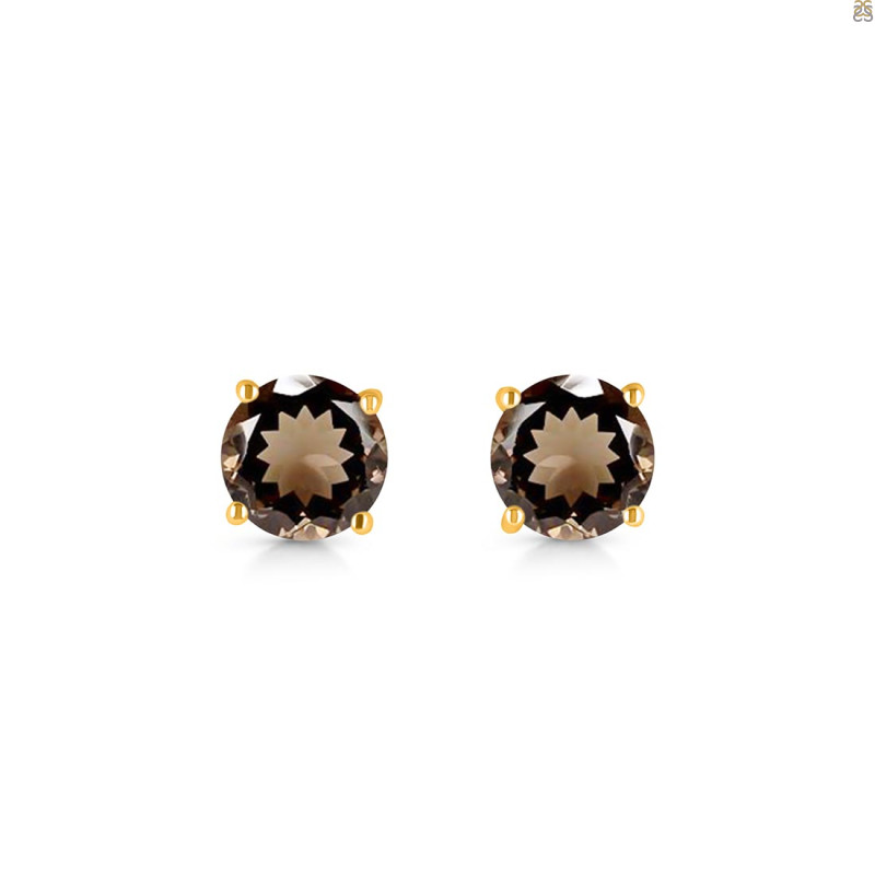 Smoky Stud Earring SMY-RDE-1436.