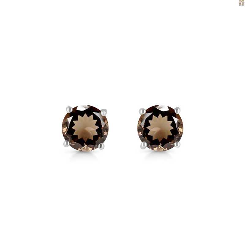 Smoky Stud Earring SMY-RDE-1436.