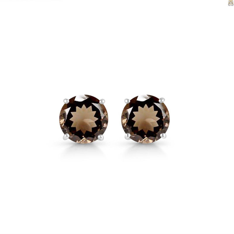 Smoky Stud Earring SMY-RDE-1437.