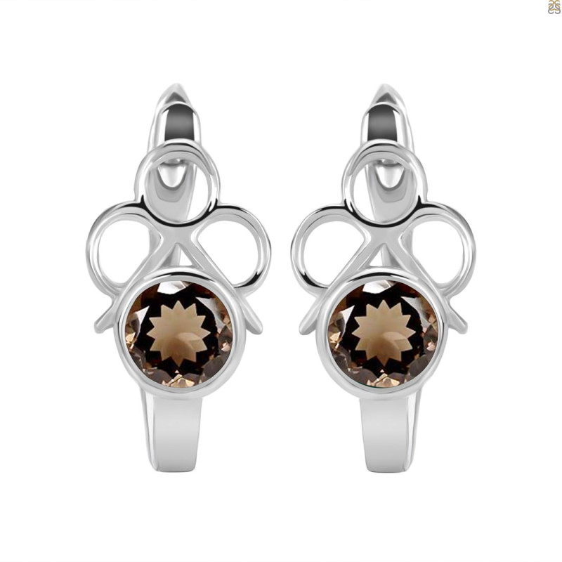 Smoky Stud Earring SMY-RDE-16.
