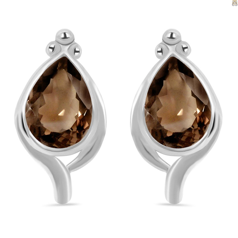 Smoky Stud Earring SMY-RDE-26.