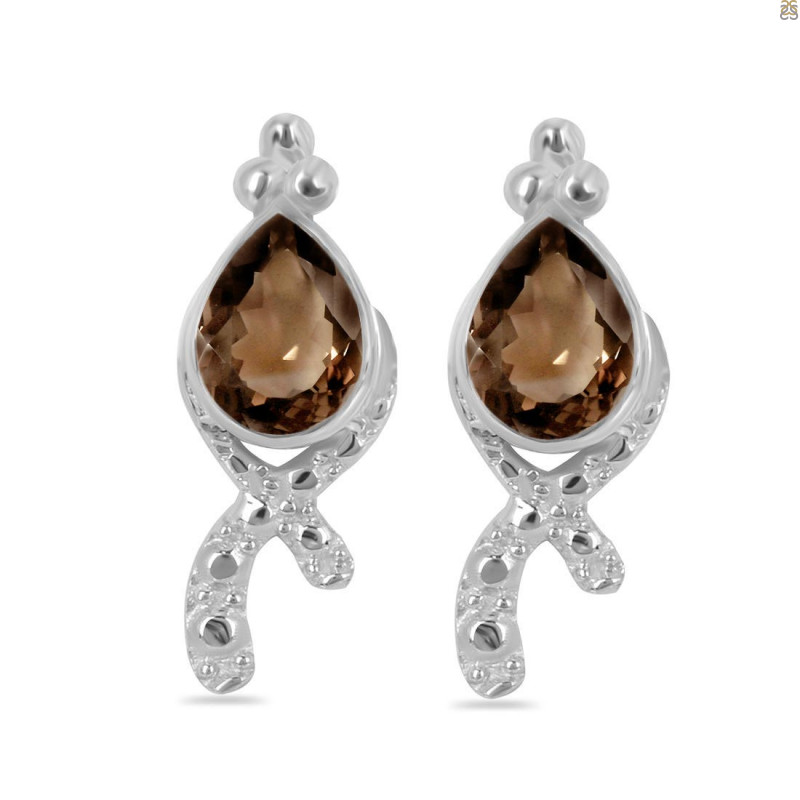 Smoky Stud Earring SMY-RDE-36.