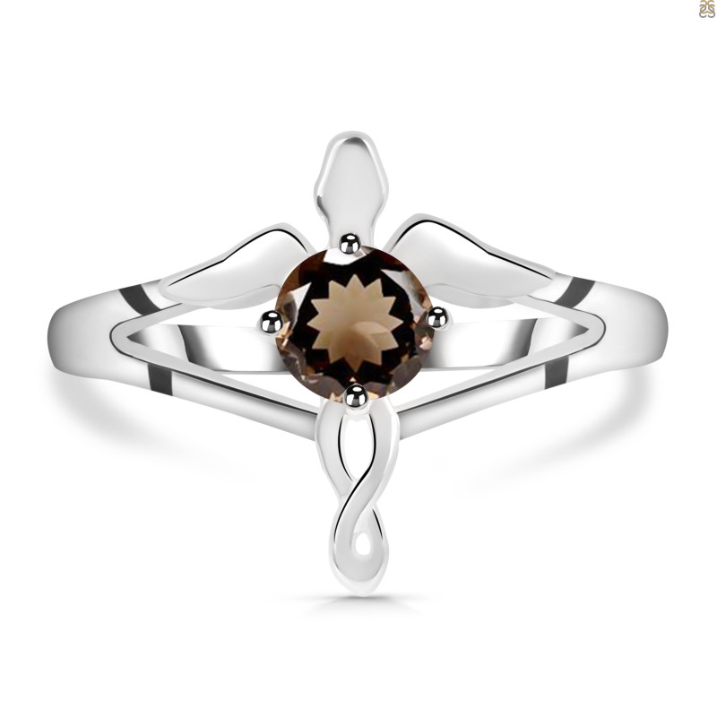 Smoky Angel Ring SMY-RDR-2150.