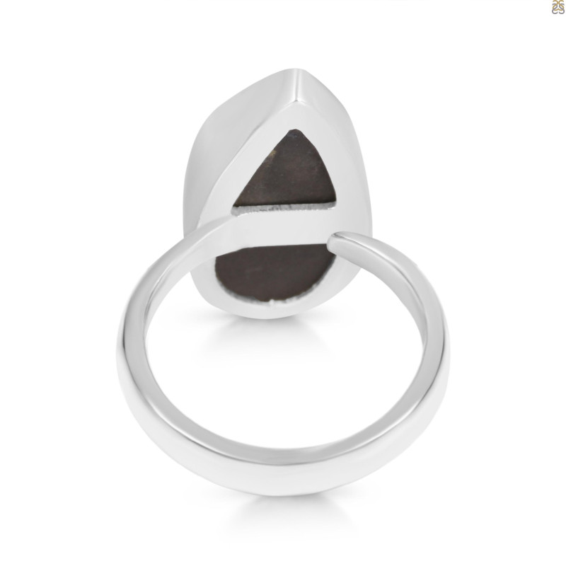 Spectropyrite Druzy Adjustable Ring-ADJ-R SPD-2-110