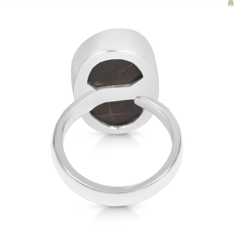 Spectropyrite Druzy Adjustable Ring-ADJ-R SPD-2-161