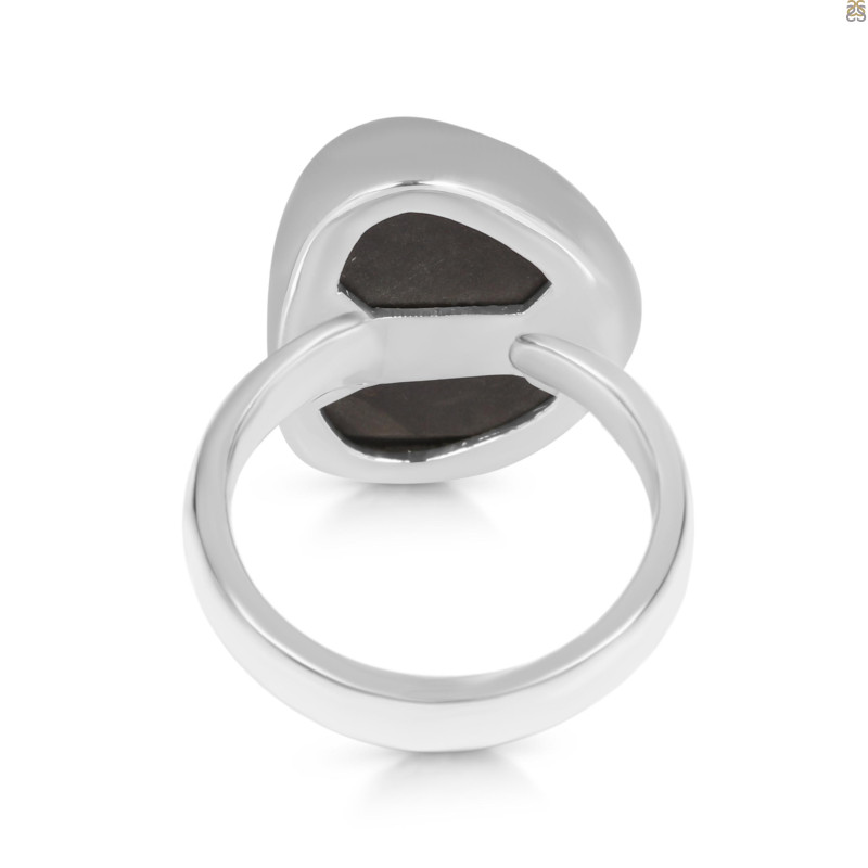 Spectropyrite Druzy Adjustable Ring-ADJ-R SPD-2-167