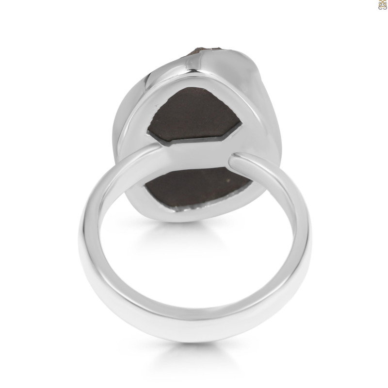 Spectropyrite Druzy Adjustable Ring-ADJ-R SPD-2-171