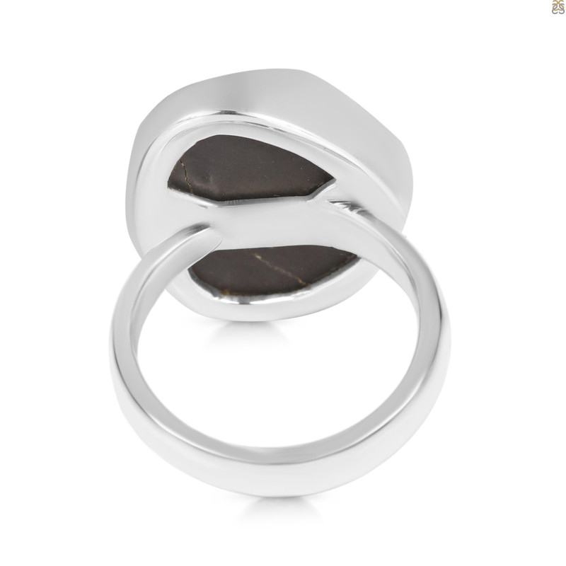 Spectropyrite Druzy Adjustable Ring-ADJ-R SPD-2-184