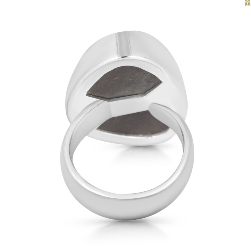Spectropyrite Druzy Adjustable Ring-ADJ-R SPD-2-189