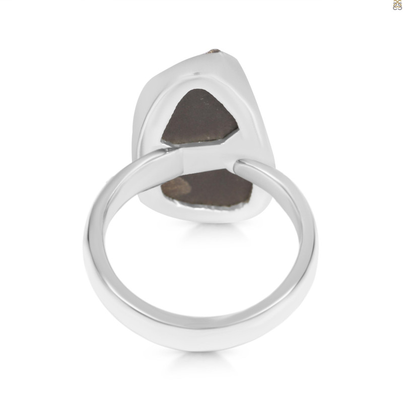 Spectropyrite Druzy Adjustable Ring-ADJ-R SPD-2-195